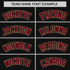 Custom Black Cream Thorns Ribbed Classic Style Authentic Baseball Jersey