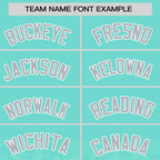 Custom Aqua Gray Sparkle-Effect Pattern Gradient Fashion Authentic Baseball Jersey