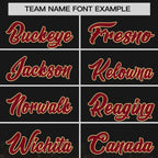 Custom Black Crimson Sparkle-Effect Pattern Gradient Fashion Authentic Baseball Jersey