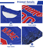 Custom Black Dark Pink Sparkle-Effect Pattern Gradient Fashion Authentic Baseball Jersey