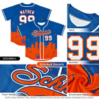 Custom Black Gray Personalized Chicago City Nightscape Authentic Baseball Jersey