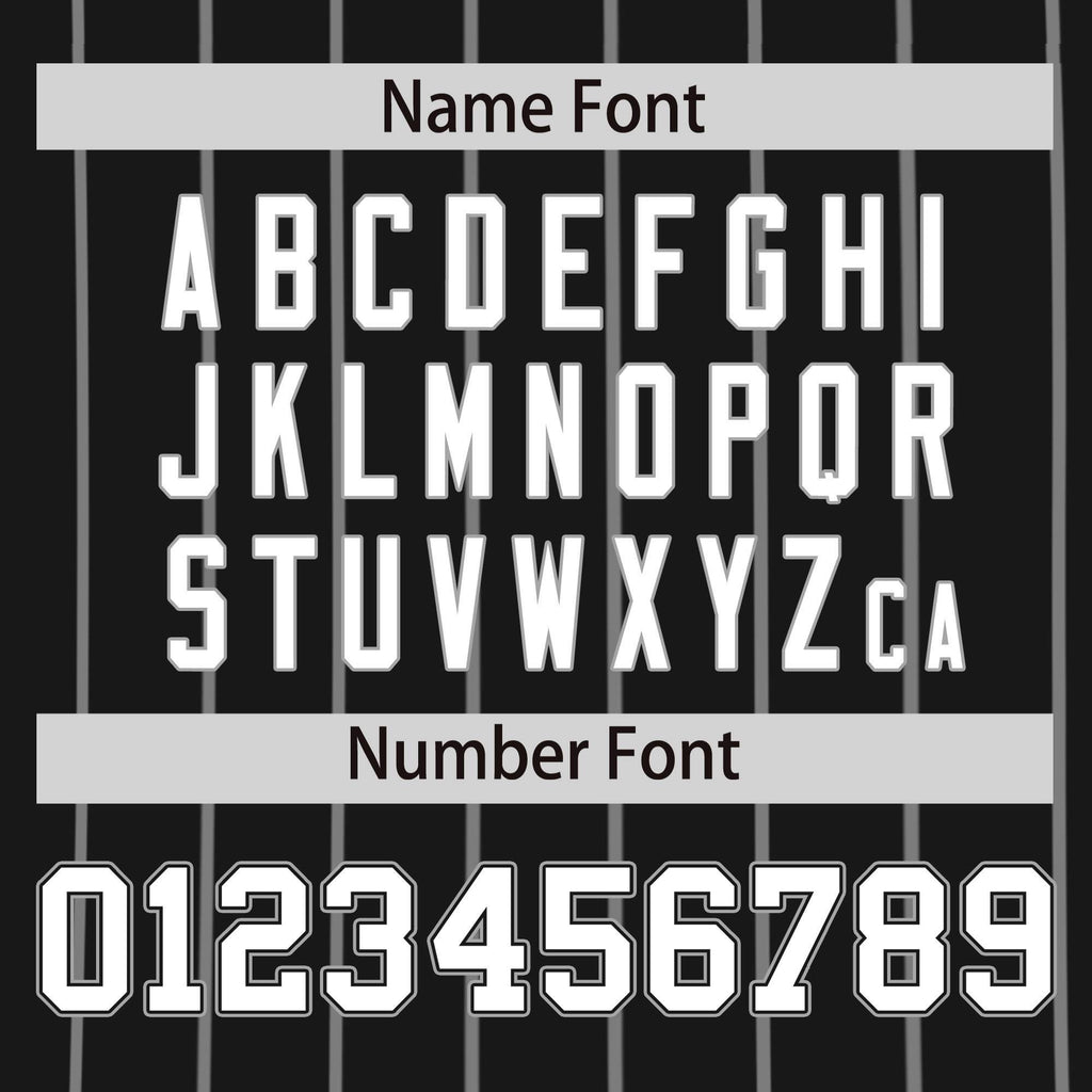 Custom Black Gray Pinstripe Personalized Side Two-tone Authentic Baseball Jersey