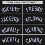 Custom Black Gray-Navy Personalized Raglan Sleeves Authentic Baseball Jersey