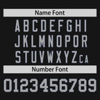 Custom Black Gray-Navy Personalized Raglan Sleeves Authentic Baseball Jersey