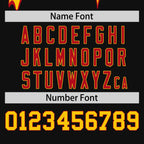 Custom Black Gold-Red Personalized Raglan Sleeves Authentic Pullover Baseball Jersey