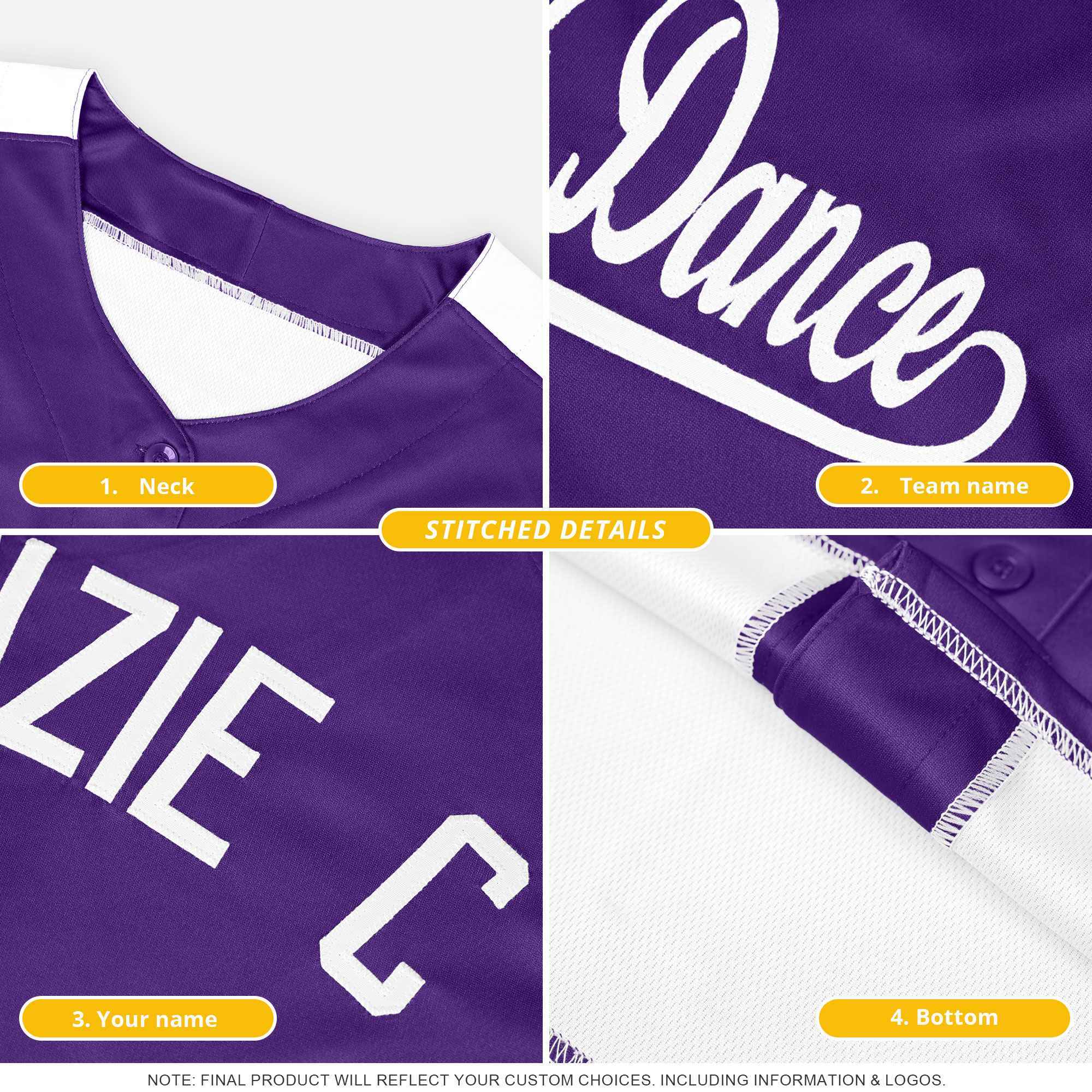 Custom Black Purple-White Raglan Sleeves Authentic Baseball Jersey