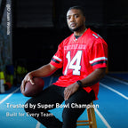 Custom Red White-Black Classic Style Mesh Authentic Football Jersey