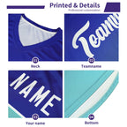 Custom Navy White Double Side Sets Men Basketball Jersey