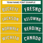 Custom Yellow Green -White Split Fashion Tops Basketball Jersey