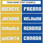 Custom Yellow Blue-White Split Fashion Tops Basketball Jersey