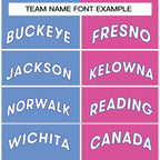 Custom Pink Blue Split Fashion Tops Basketball Jersey