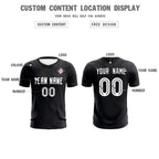 Custom Black Purple Training Uniform For Men Soccer Sets Jersey