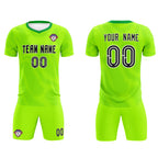 Custom Neon Green Kelly Green Training Uniform For Men Soccer Sets Jersey