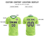 Custom Green Kelly Green Training Uniform For Men Soccer Sets Jersey