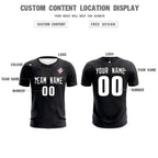 Custom Black Purple Training Uniform For Men Soccer Sets Jersey