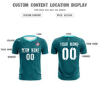Custom Aqua Aqua Training Uniform For Men Soccer Sets Jersey