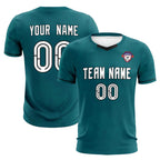 Custom Midnight Green Classic Graffiti Pattern Sportswear Soccer Tops/Sets Jersey