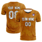 Custom Khaki Classic Graffiti Pattern Sportswear Soccer Tops/Sets Jersey