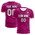 Custom Red Classic Graffiti Pattern Sportswear Soccer Tops/Sets Jersey