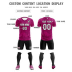 Custom Red Classic Graffiti Pattern Sportswear Soccer Tops/Sets Jersey