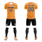 Custom Texas Orange Classic Graffiti Pattern Sportswear Soccer Tops/Sets Jersey