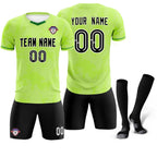 Custom Green Classic Graffiti Pattern Sportswear Soccer Tops/Sets Jersey