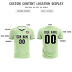 Custom Green Classic Graffiti Pattern Sportswear Soccer Tops/Sets Jersey