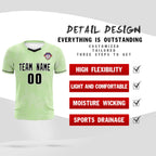Custom Green Classic Graffiti Pattern Sportswear Soccer Tops/Sets Jersey
