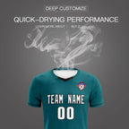 Custom Midnight Green Classic Graffiti Pattern Sportswear Soccer Tops/Sets Jersey