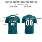 Custom Midnight Green Classic Graffiti Pattern Sportswear Soccer Tops/Sets Jersey