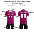 Custom Red Classic Graffiti Pattern Sportswear Soccer Tops/Sets Jersey