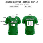 Custom Kelly Green Classic Graffiti Pattern Sportswear Soccer Tops/Sets Jersey