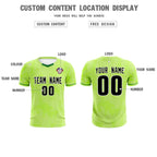 Custom Green Classic Graffiti Pattern Sportswear Soccer Tops/Sets Jersey