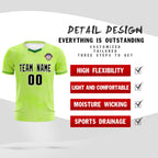 Custom Green Classic Graffiti Pattern Sportswear Soccer Tops/Sets Jersey