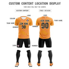 Custom Texas Orange Classic Graffiti Pattern Sportswear Soccer Tops/Sets Jersey