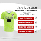 Custom Green Classic Graffiti Pattern Sportswear Soccer Tops/Sets Jersey