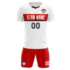 Custom White Classic Sports Sets Soccer Shirt Jersey