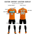 Custom Orange Classic Sports Sets Soccer Shirt Jersey