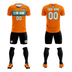 Custom Orange Classic Sports Sets Soccer Shirt Jersey