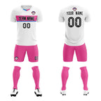 Custom White Classic Sports Sets Soccer Shirt Jersey