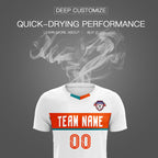 Custom White Classic Sports Sets Soccer Shirt Jersey