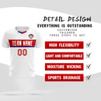 Custom White Classic Sports Sets Soccer Shirt Jersey