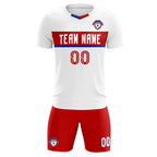 Custom White Classic Sports Sets Soccer Shirt Jersey