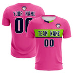 Custom Pink Classic Sports Sets Soccer Shirt Jersey