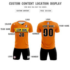 Custom Orange Classic Sports Sets Soccer Shirt Jersey