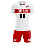 Custom White Classic Sports Sets Soccer Shirt Jersey