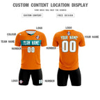 Custom Orange Classic Sports Sets Soccer Shirt Jersey