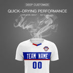 Custom White Classic Sports Sets Soccer Shirt Jersey