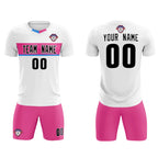 Custom White Classic Sports Sets Soccer Shirt Jersey