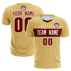 Custom Khaki Classic Sports Sets Soccer Shirt Jersey